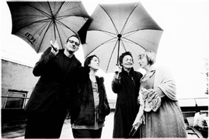 Christian Biegai, Sabina Hahn, Laurie Anderson & Helena Bulaja, NYC, Jan 2006